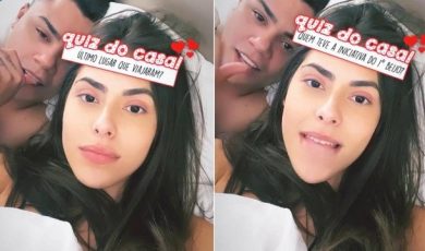 Foto: Simone e o marido, Kaká Diniz, respondem perguntas em quiz