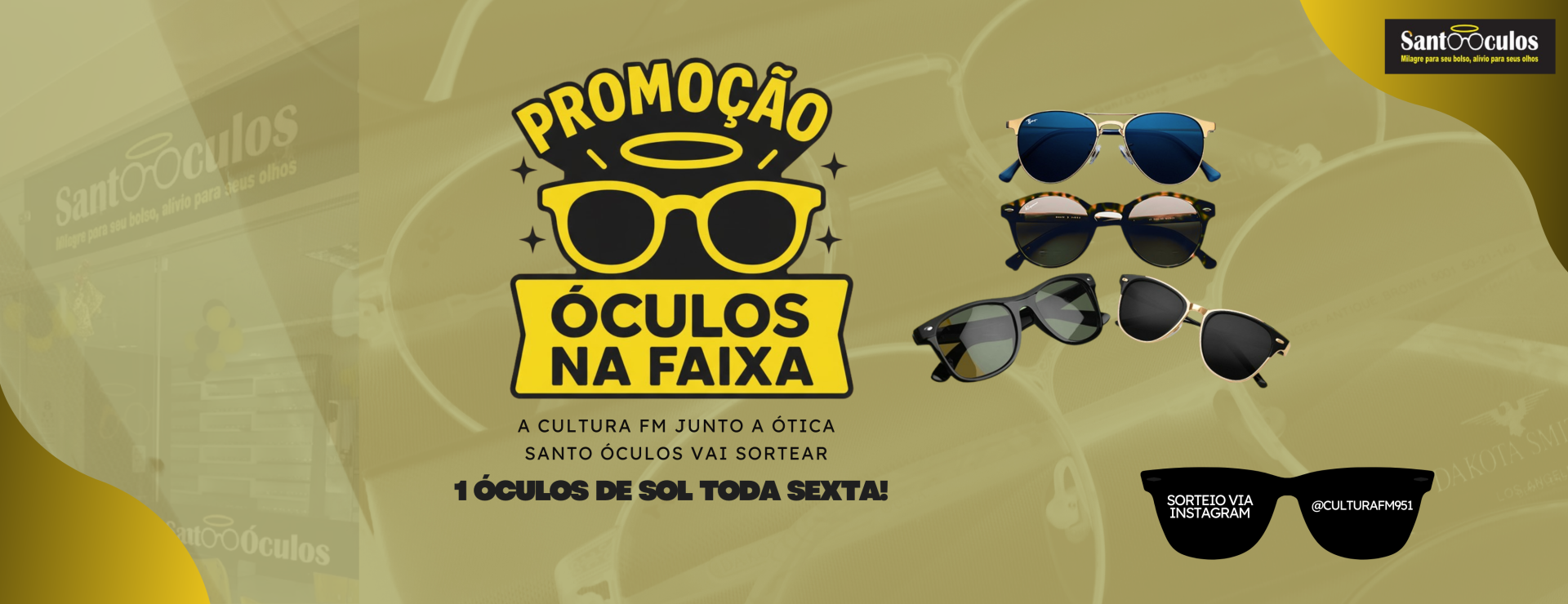 ÓCULOS NA FAIXA