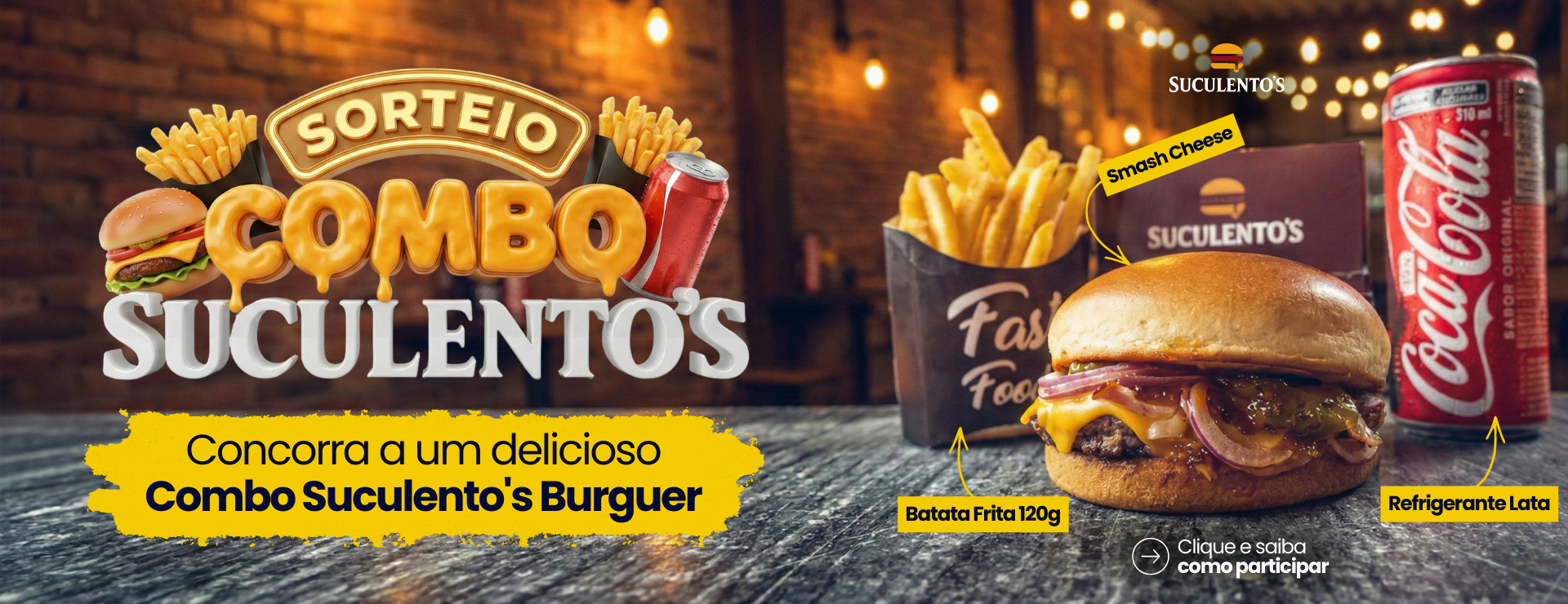 COMBO SUCULENTO`S BURGUER